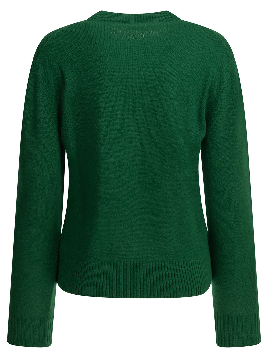 Semper Cashmere Crew-Neck Sweater Knitwear - Verde | 66435fb125abb1e541dd9607a5487c4c78b1499a