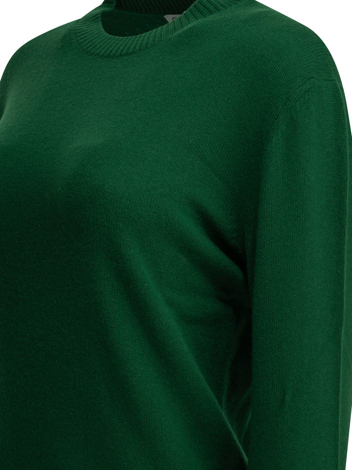 Semper Cashmere Crew-Neck Sweater Knitwear - Verde | 417cc7190d4ea34007b9bd263320caaa5884d237