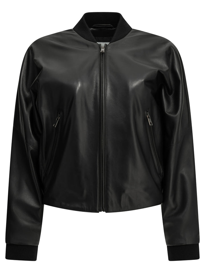Semper Nappa Leather Jacket Jackets and Coats - Nero | a478d3acdd1e385d53ae8b7a07f7c2f9506d80ea