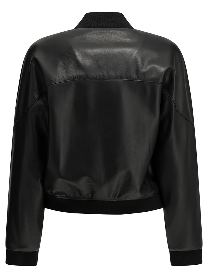 Semper Nappa Leather Jacket Jackets and Coats - Nero | 43d97bbe6038c47628a37b1a5fd70f874840b2d1