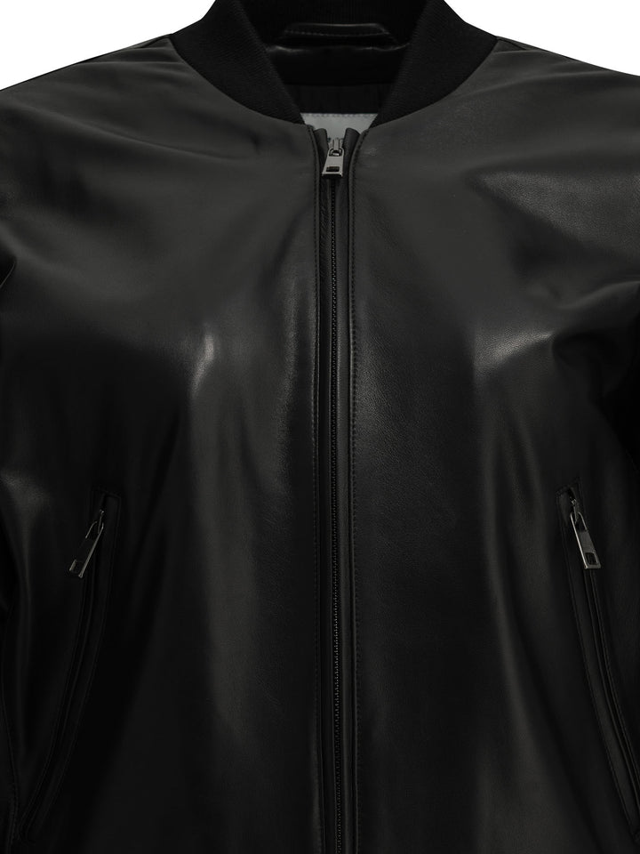 Semper Nappa Leather Jacket Jackets and Coats - Nero | fbd0fff2828275d7536ae0ebde9792dfc97b487a