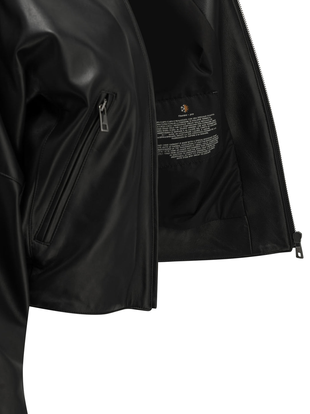 Semper Nappa Leather Jacket Jackets and Coats - Nero | e44cee370758dee77f0a9f51a85412fb1dbd6978