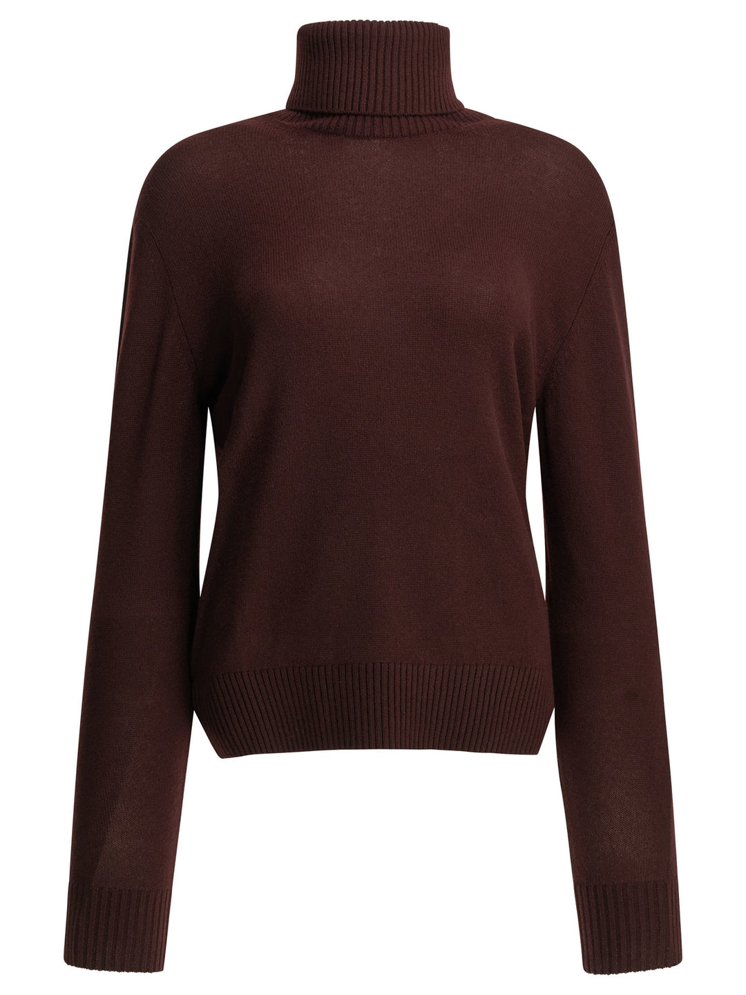 Semper Cashmere Turtleneck Sweater Knitwear - Bordeaux | a5f7089b28a0a8e3e1f6013b1d3eb8e6d740b21b