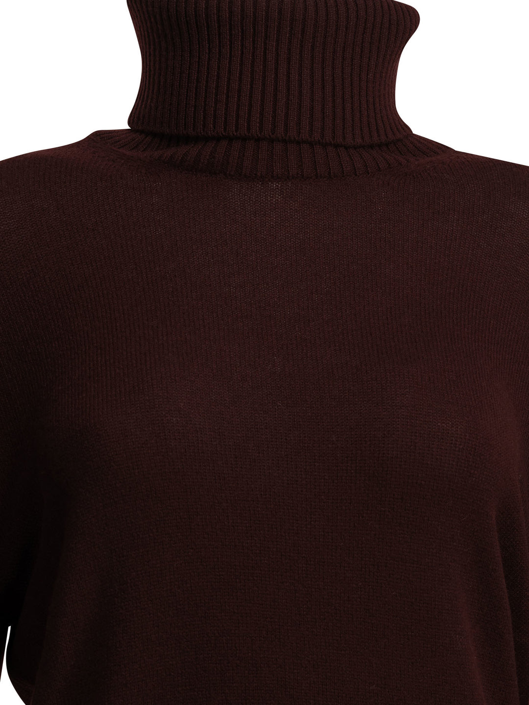 Semper Cashmere Turtleneck Sweater Knitwear - Bordeaux | 571873c986875559f2338085f5821ae6fc7a14ce