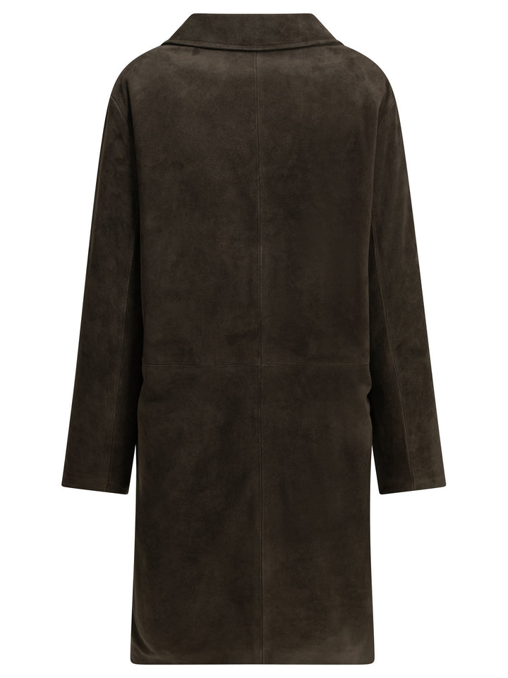 Semper Padded Suede Jacket Jackets and Coats - Marrone | 738e4c854eaf8839ef9ef21c4e0c8c579a4a6bda