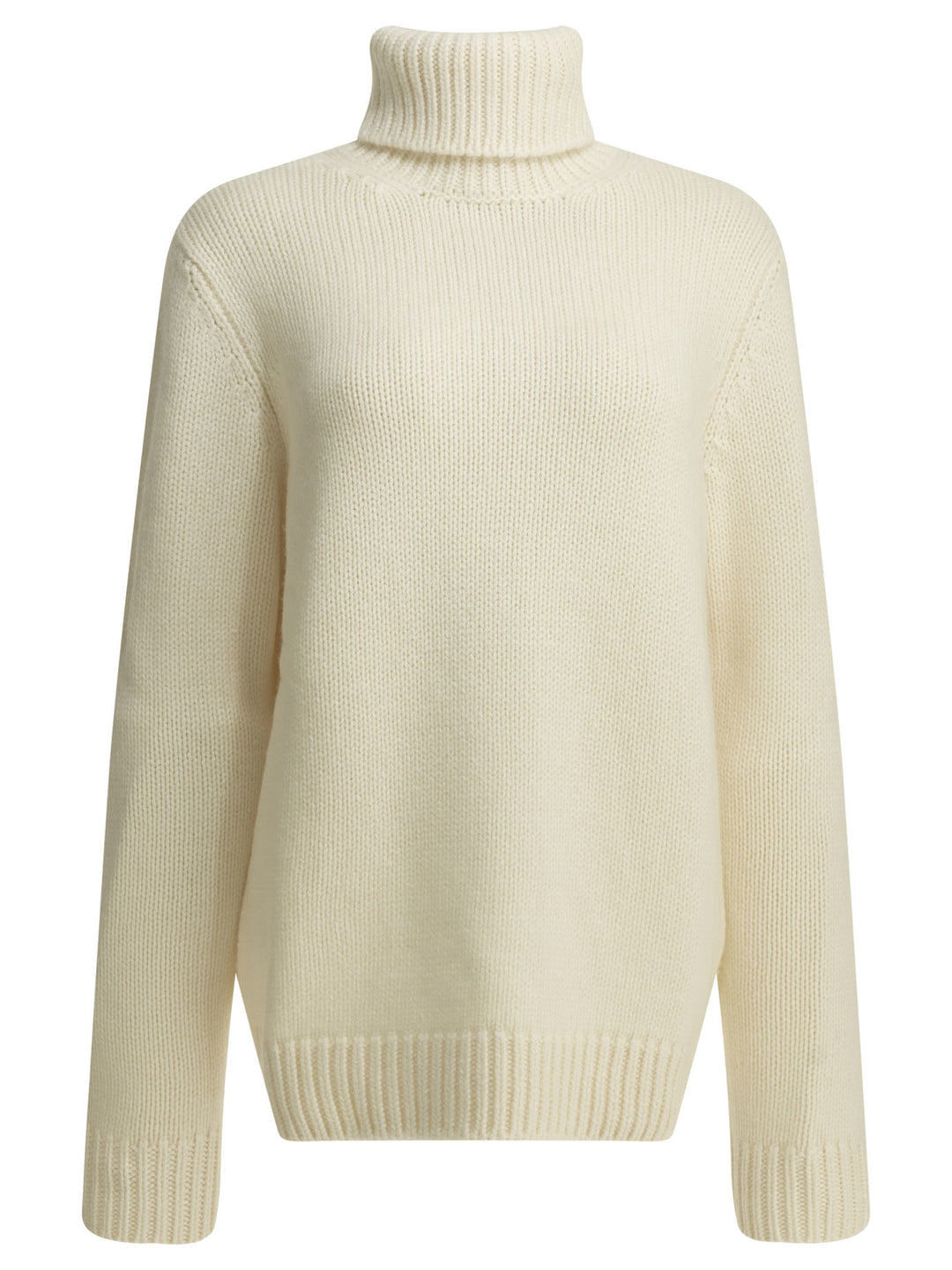 Semper Cashmere Turtleneck Sweater Knitwear - Bianco | f1f088d1cd4c08984655f84e9ff16d95e2bc1e7a