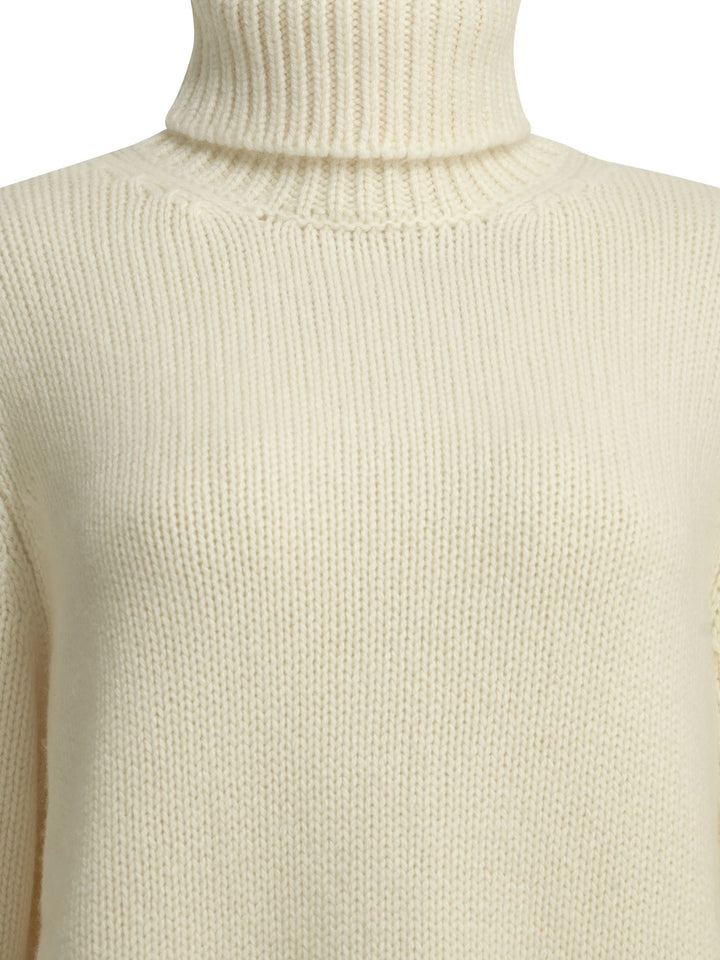 Semper Cashmere Turtleneck Sweater Knitwear - Bianco | e147b35ce83c05bba3280c841bb3331dac0a2877