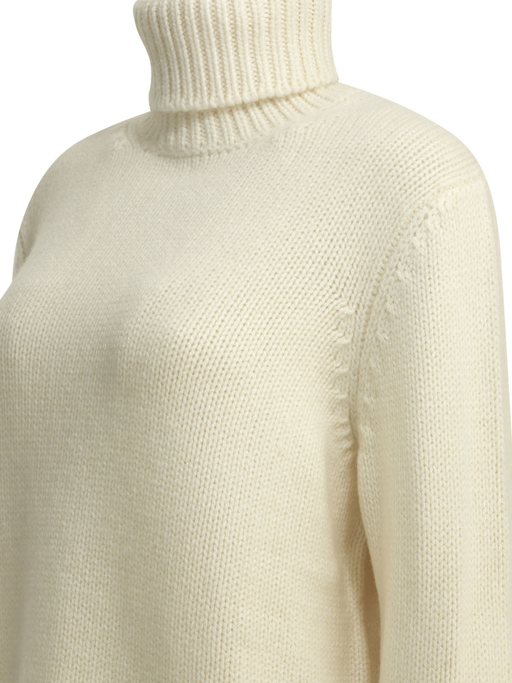 Semper Cashmere Turtleneck Sweater Knitwear - Bianco | 9634ae57c401ef46cdd554f8288ed3f47f14e6b7