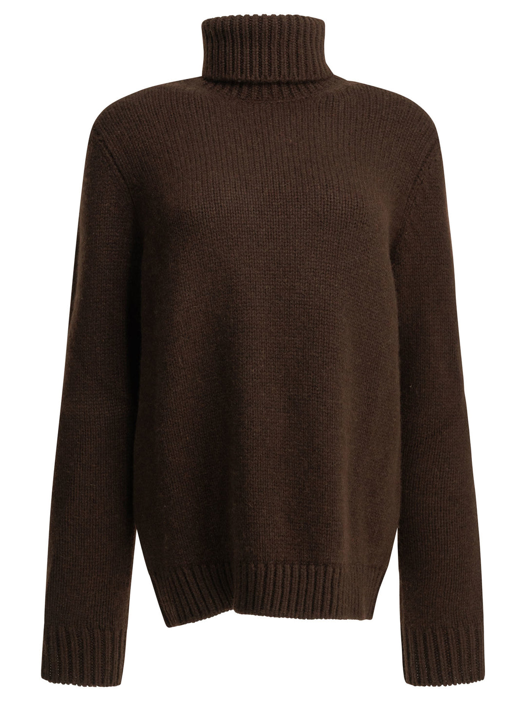 Semper Cashmere Turtleneck Sweater Knitwear - Marrone | e56df5583edddb76edccc60f05d55d888bf043c6