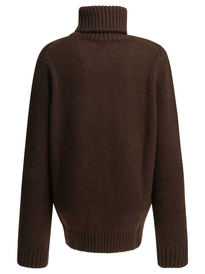 Semper Cashmere Turtleneck Sweater Knitwear - Marrone | d3a66cc2bebf164c9fb45fa8b49a7129ac1d227d