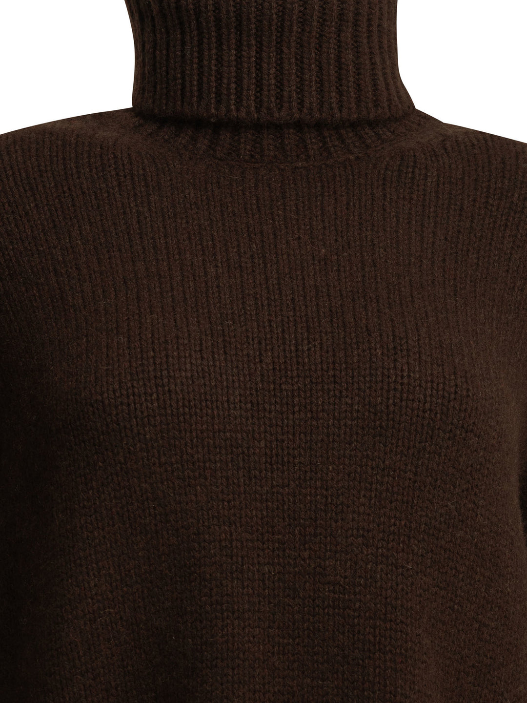 Semper Cashmere Turtleneck Sweater Knitwear - Marrone | 953da3415b8af0fee2884776fe9d8d02ab16e9b5