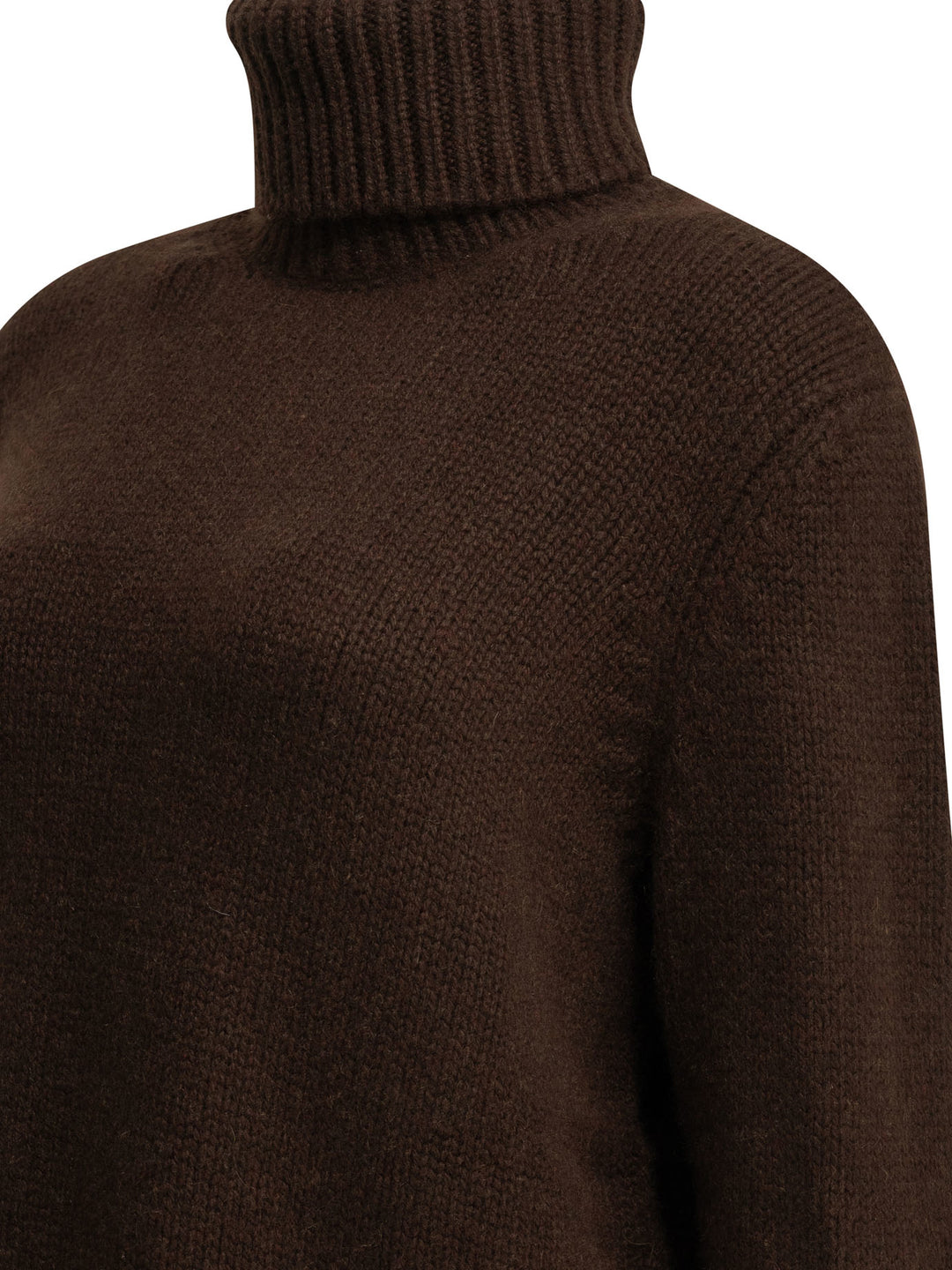 Semper Cashmere Turtleneck Sweater Knitwear - Marrone | d100c7d2761f1b5abd130afd968796029fb0dda7