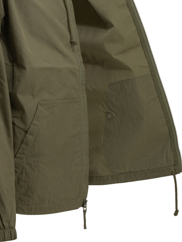 StüSsy Windbreaker With Logo Jackets and Coats - Verde | d084c86019dc9d4c2e37c2877590dc75c18e8af6