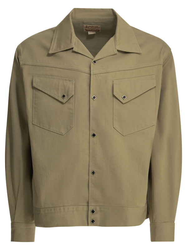 Westliche Native American Outerwear Beige