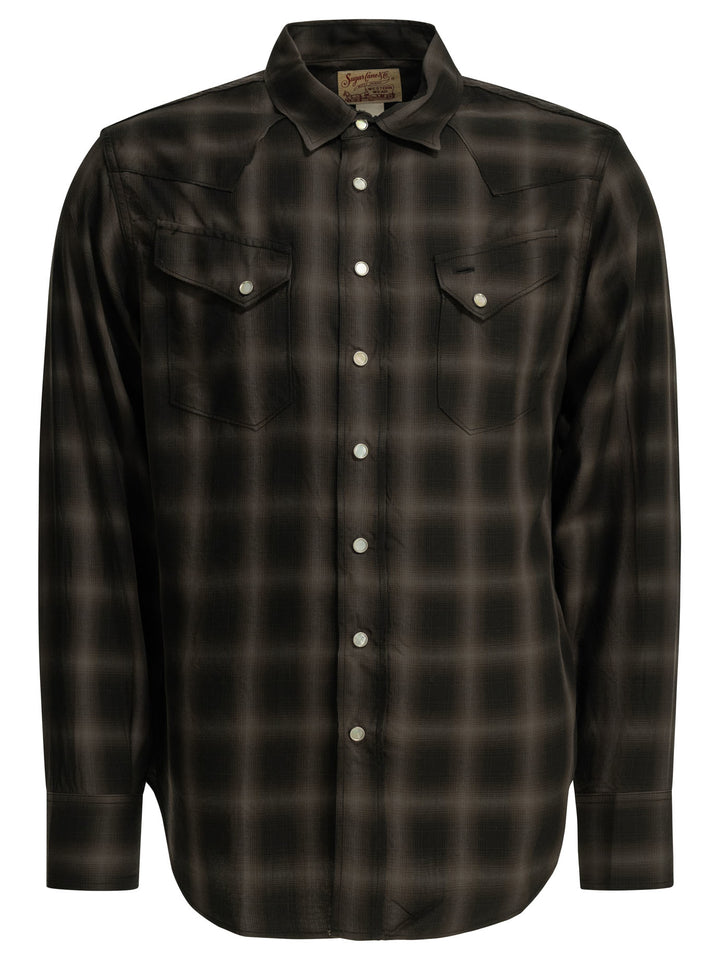 Sugar Cane Casual Plaid Shirt Shirts - Marrone | 44a648f27084fffd3f375f24c57bf302cc25297e