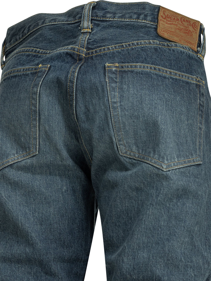 Sugar Cane 1947 Five Pocket Jeans - Blu | f8e42bfd4a90ff729e54fefade0f786ff7988225
