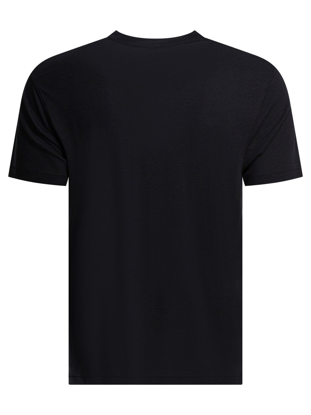Tom Ford Round-Neck T-Shirt Made Of Lyocell T-shirts - Nero | f4c2d6f35e0a813b4602a8af81f62da0173187b9