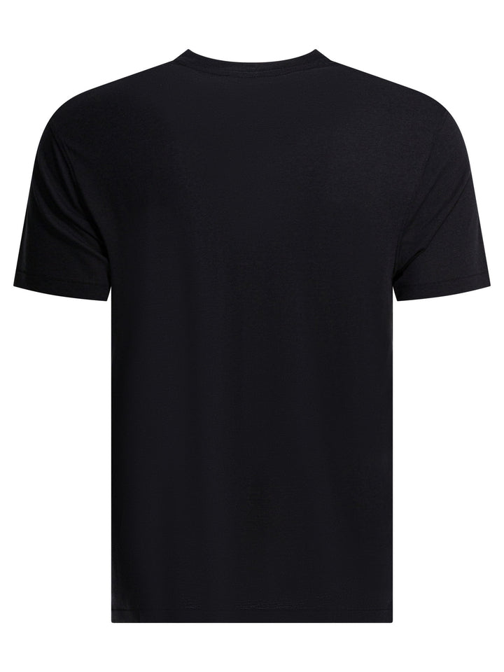 Tom Ford Round-Neck T-Shirt Made Of Lyocell T-shirts - Nero | f4c2d6f35e0a813b4602a8af81f62da0173187b9