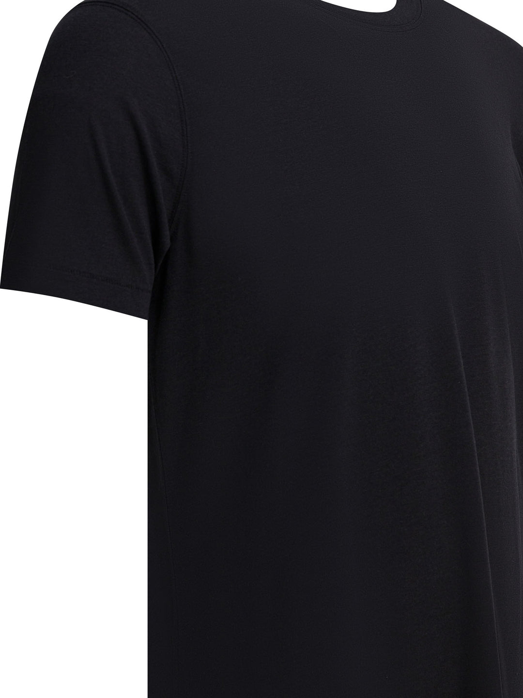 Tom Ford Round-Neck T-Shirt Made Of Lyocell T-shirts - Nero | 8aef7a4187a517e6fac42392b7c6a36a367fbb6e