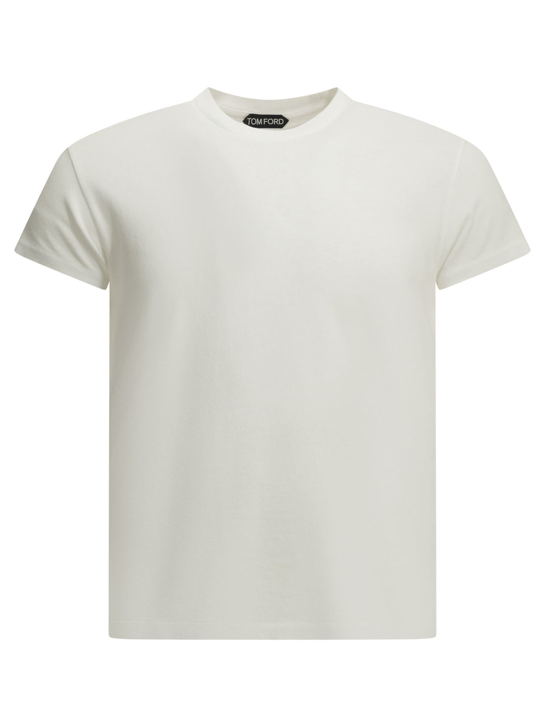 Tom Ford Cotton Crew-Neck T shirt Bianco
