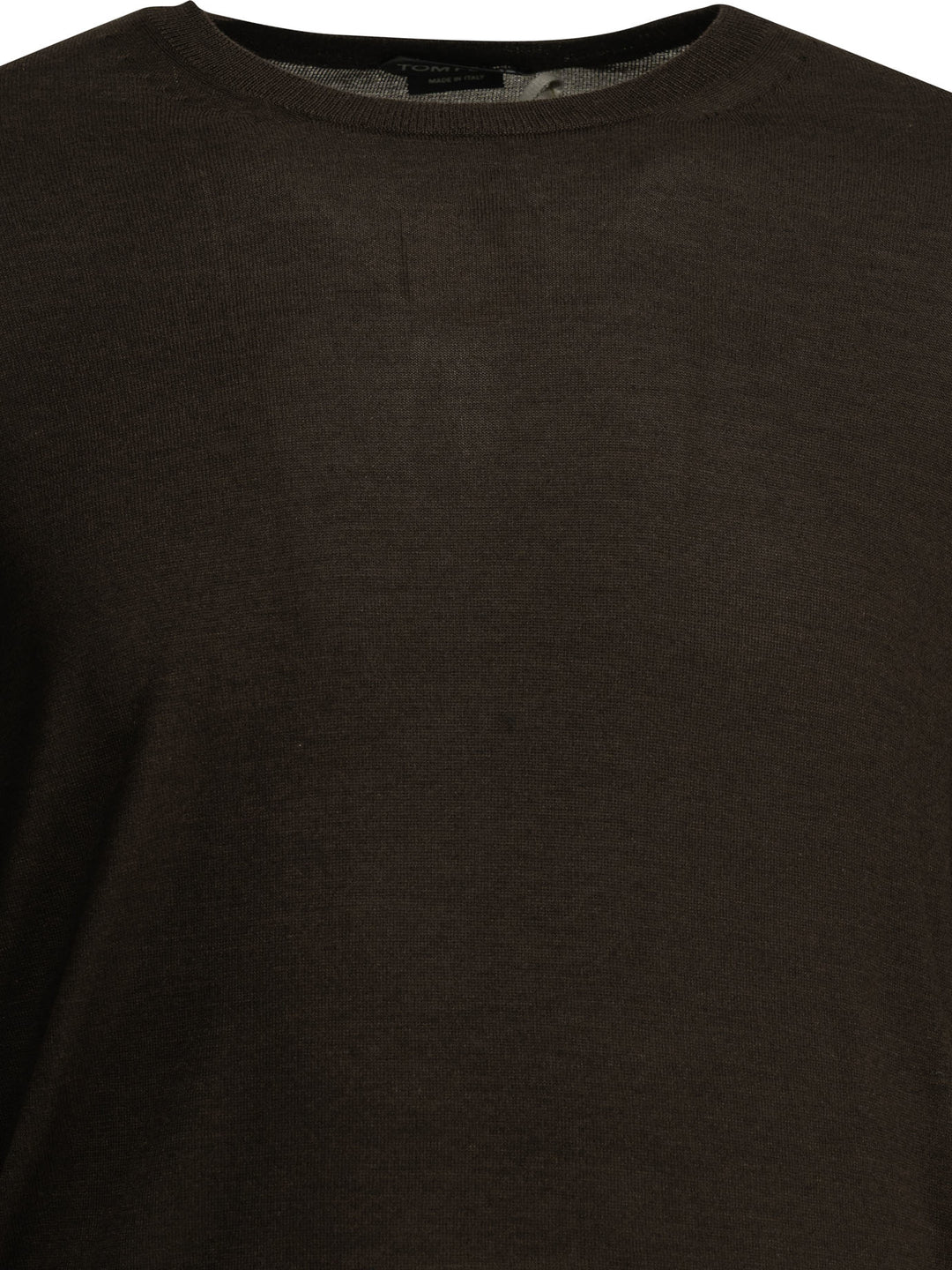 Tom Ford Cashmere And Silk Crew-Neck Sweater Knitwear - Marrone | a848d3c96eb1061d8e3e016b3da859b1ae56f09c