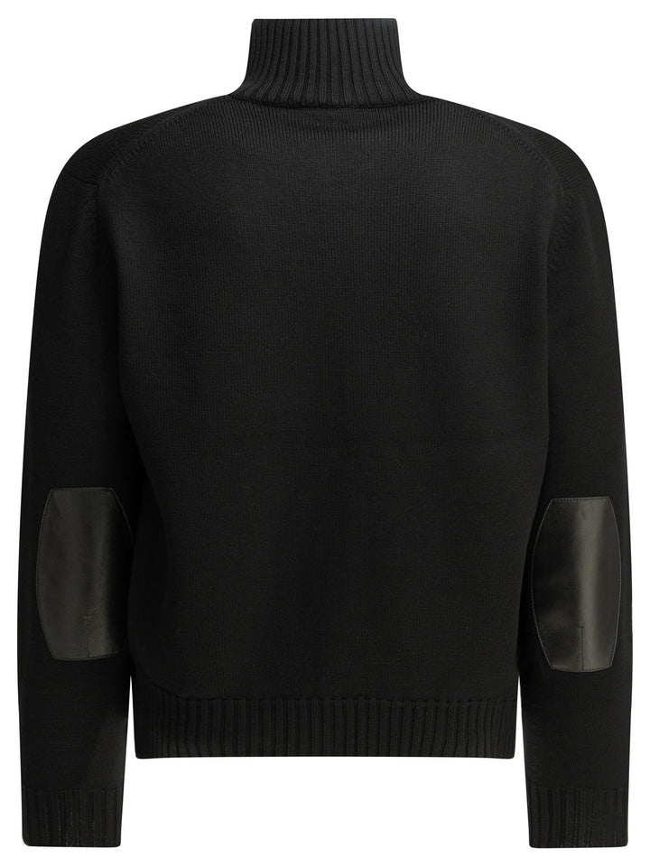 Tom Ford Wool Sweater With A Zipper Knitwear - Nero | 568bed4c8d224f4aa43ce61620028f903dd6e2ec