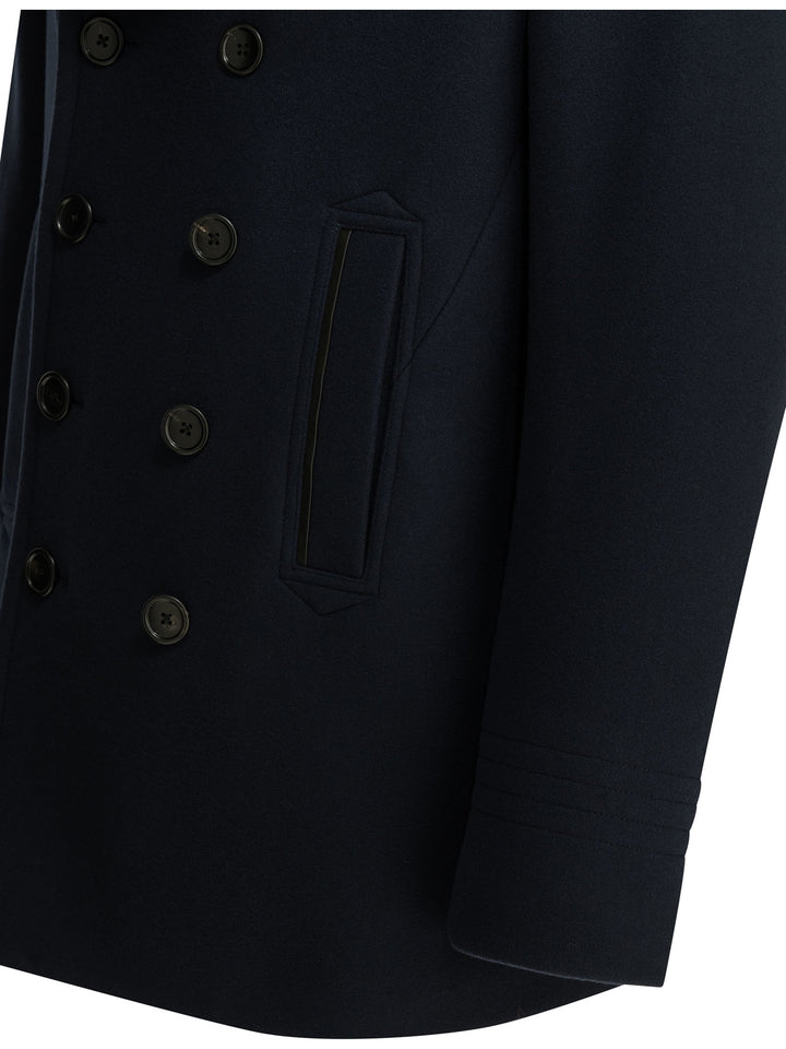 Tom Ford Short Wool Felt Coat Jackets and Coats - Blu | a8db1240b55e73ac80e357801e1e9ed910a9f83d