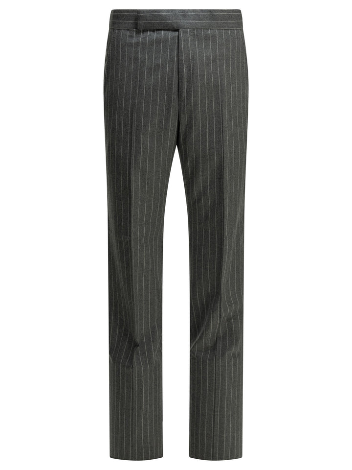 Tom Ford Tailored Wool Pants Trousers - Grey | 1471f6b4b08feb4d26f98857e00b00fbdf84e5a8