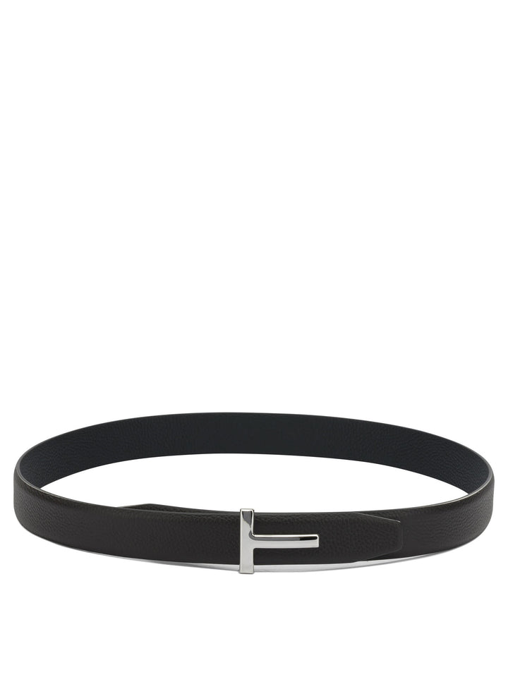 Tom Ford T Icon Cinture - Nero | bc83fff5478d77da7f8d8524423350328ba4da6b