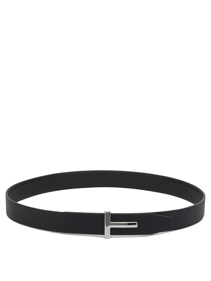 Tom Ford T Icon Cinture - Nero | 0edff020883aeffaddf683db3cfd81c00f8b0dd5