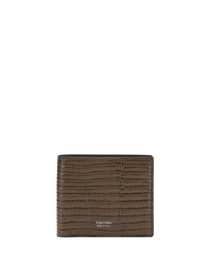 Tom Ford Tejus T Line Wallets & Card holders - Marrone | af20dacd1cb9cfcb2077e744c09eb4024102ef2f
