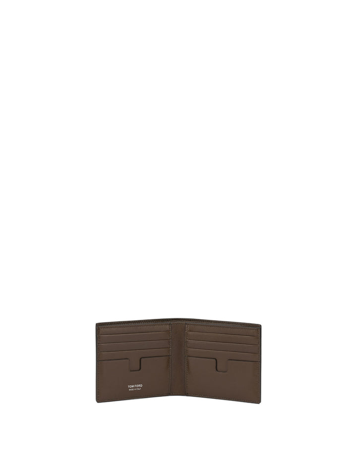 Tom Ford Tejus T Line Wallets & Card holders - Marrone | d0f12b51e23a2096b9f1dfb3714220cbea0feb9b