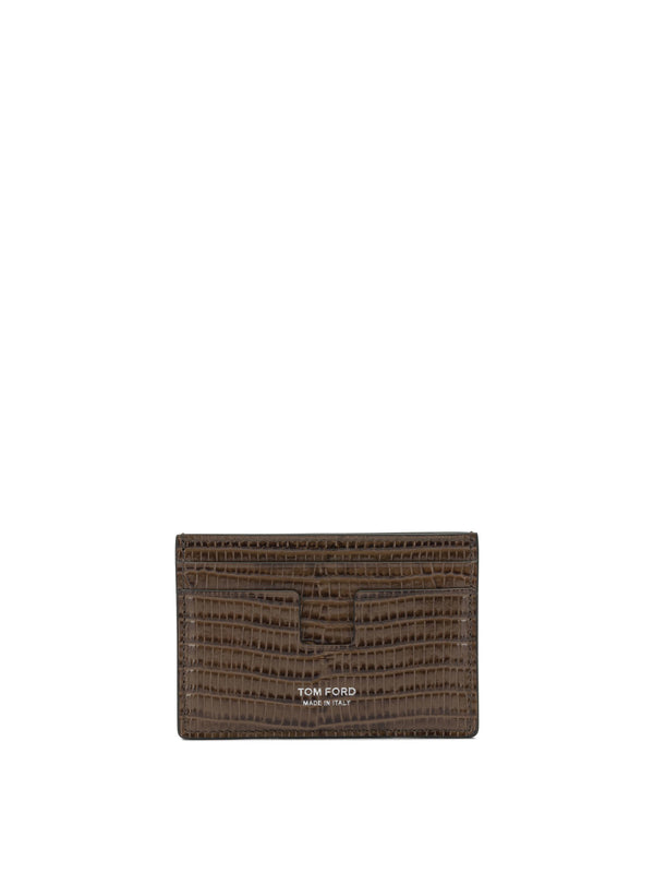Tejus T Line Wallets & Card Holders Marrone