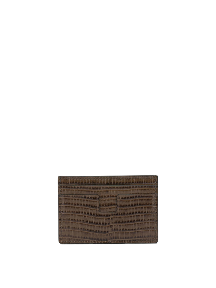 Tom Ford Tejus T Line Wallets & Card holders - Marrone | c5ead8d8ce5ccc9af395a7f1b93779475aa0b1c1