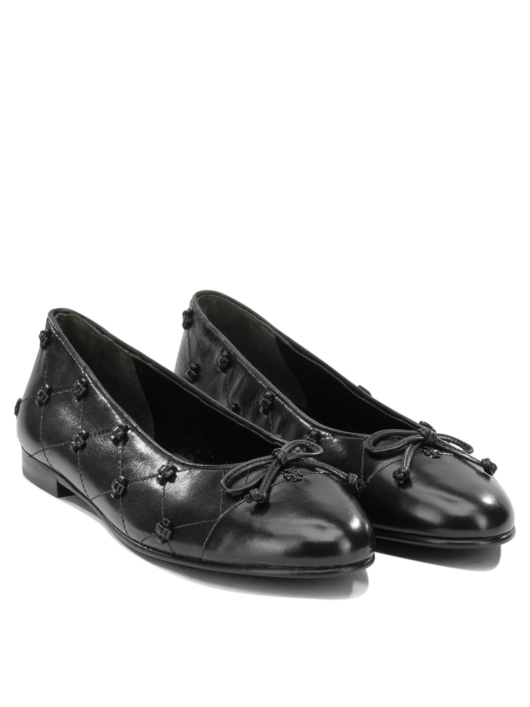 Tory Burch Bunny Ballerinas - Nero | 8a1ac9ed39247b6092f0e4eb8750ef5e1db29379