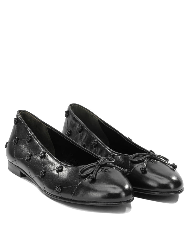 Tory Burch Bunny Ballerinas - Nero | 8a1ac9ed39247b6092f0e4eb8750ef5e1db29379