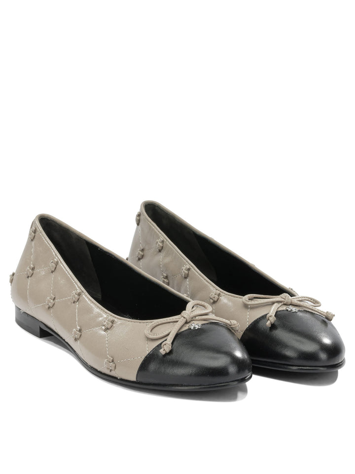 Tory Burch Bunny Ballerinas - Grey | e86045e4ecf48bce09cfe813d1ef32fa99704286