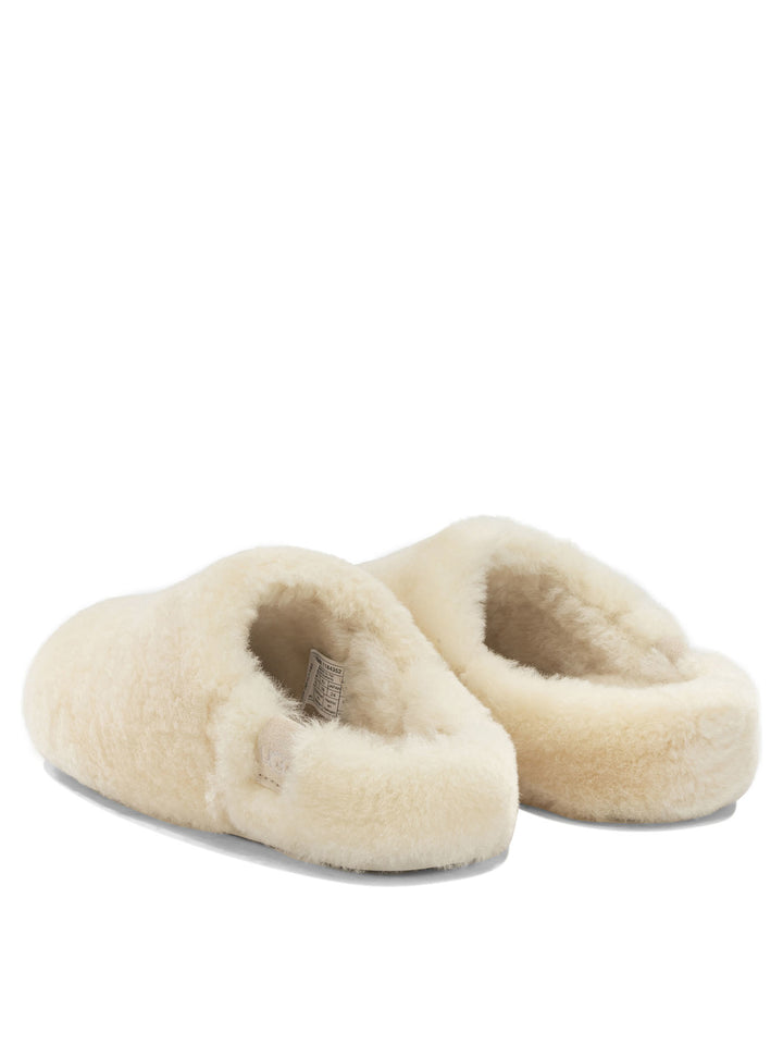 Ugg Elea Fluffed Loafers & Slippers - Bianco | 1c503a9f584f60a94665cb0f0e86b2e2c1b9d1a1