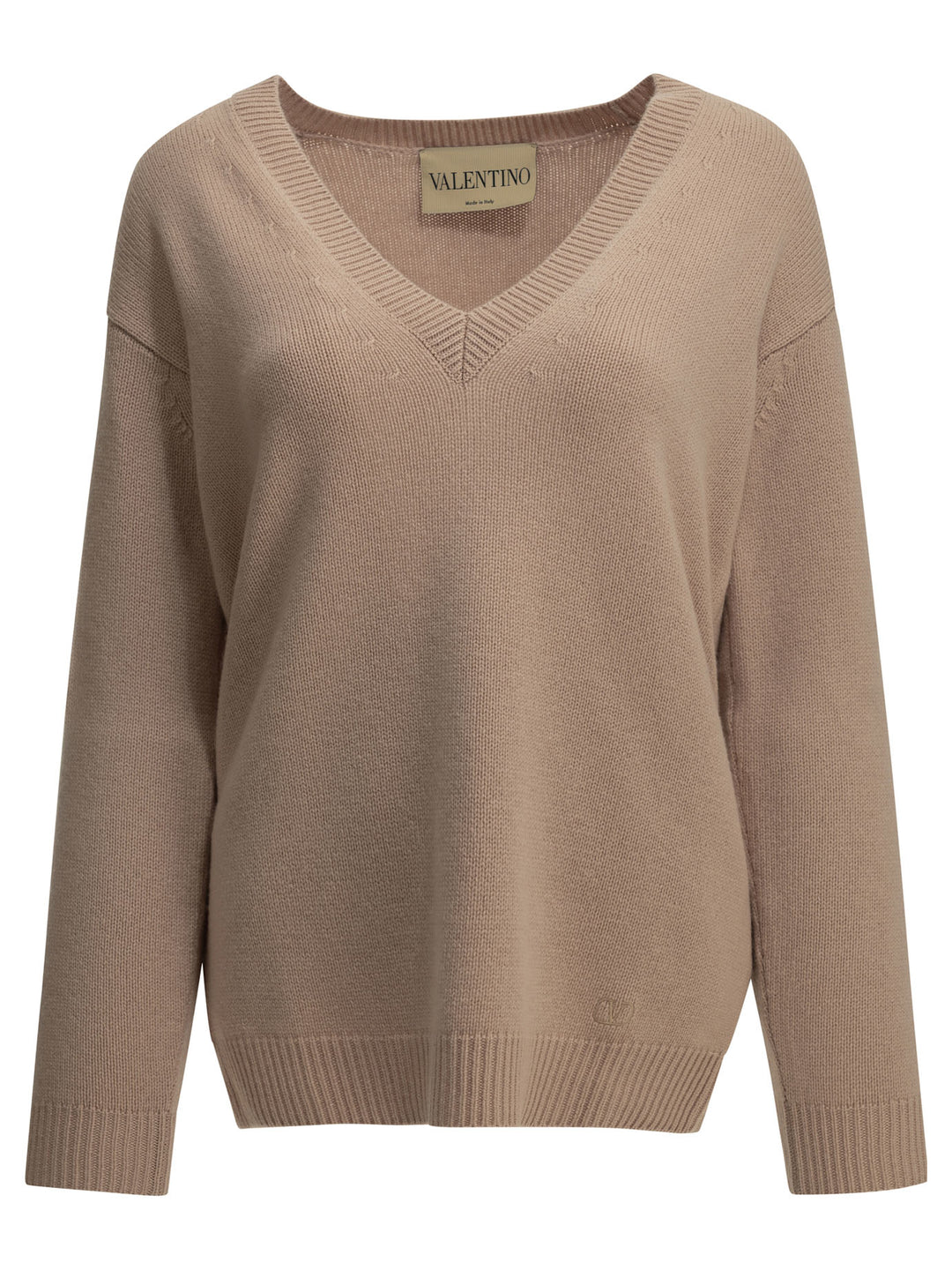 Valentino V-Neck Cashmere Sweater Knitwear - Rosa | a555acef658d3fe9f21e57eb78f90bdfdda04126