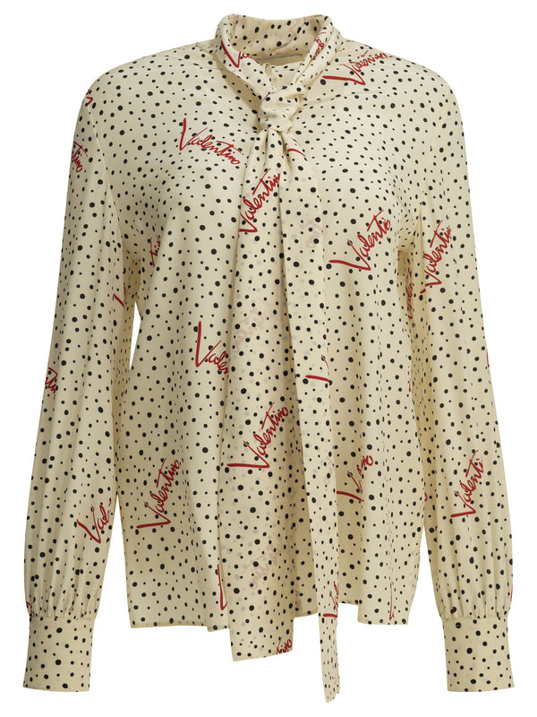 Plus De Pois Shirts Bianco