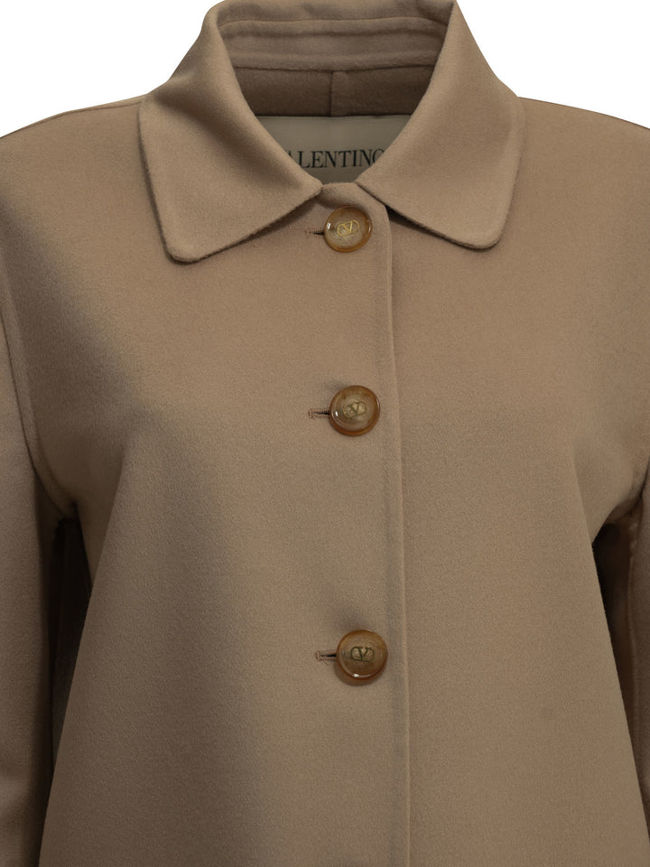 Valentino Vlogo Jackets and Coats - Beige | 7e60fe8edffcc2b0cc093a6e3b2101aeca5782e3