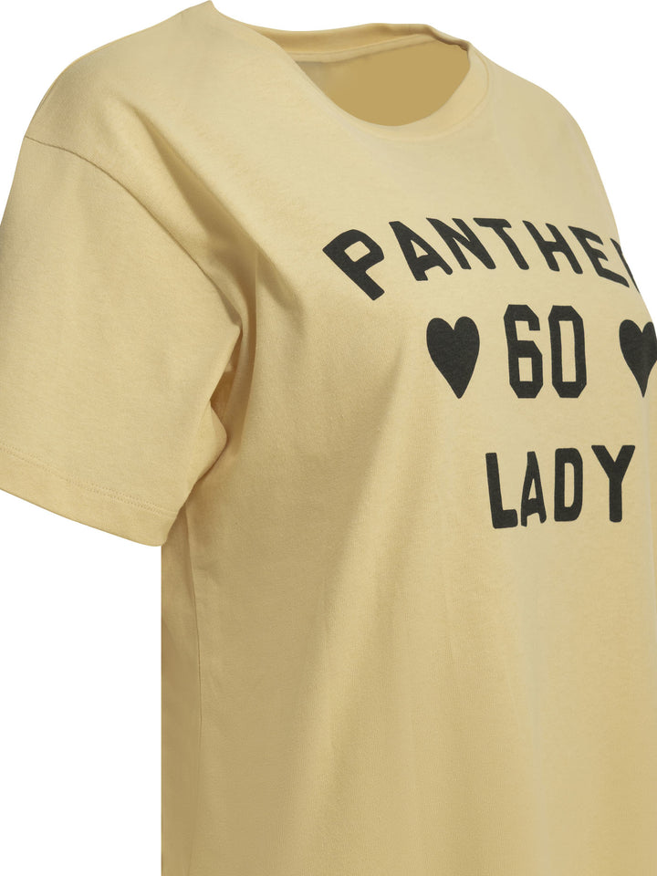 Valentino Panther Lady T-shirts - Beige | 36712ce4707532878e09b2a71c49e8e81af08416