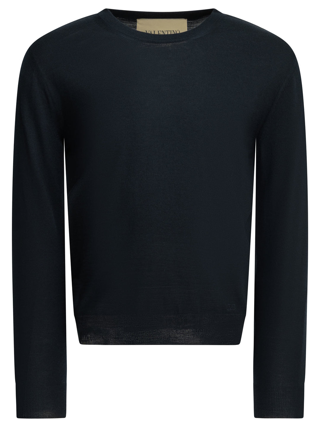 Valentino Vlogo Signature Knitwear - Blu | 20222b3824513d6584bb521ee9edee82a40b9191