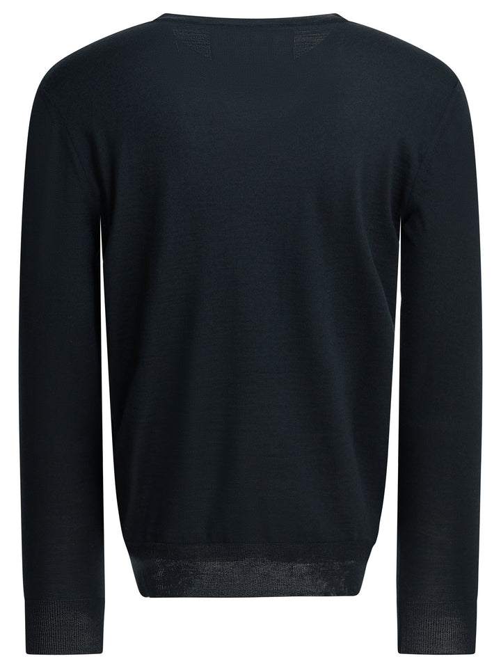 Valentino Vlogo Signature Knitwear - Blu | ce9a25d554a8c0e0c31186114ed6da40027f9085