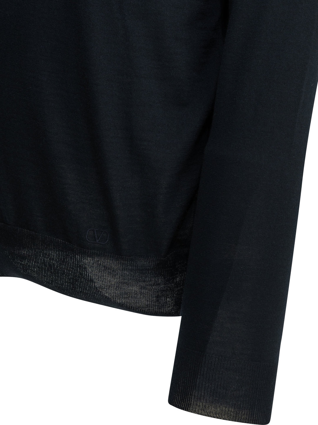 Valentino Vlogo Signature Knitwear - Blu | 2db3464342b2d130f704fdd93457c52a983482d7