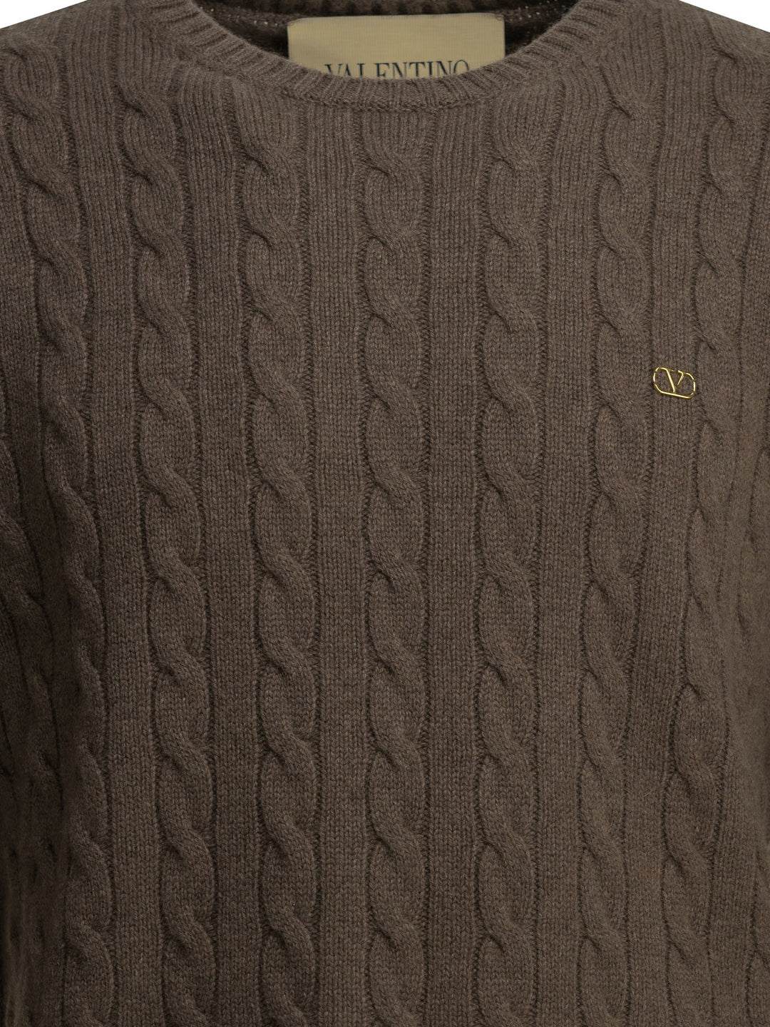 Valentino Vlogo Knitwear - Marrone | b721be813a124fe429b6ccc339f6e1fc87a09813
