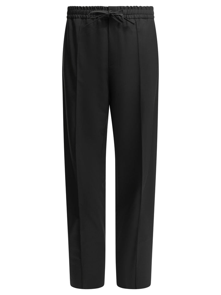 Valentino Vlogo Signature Trousers - Nero | 63288054f351dcd62310ffd05eca747f14e61145