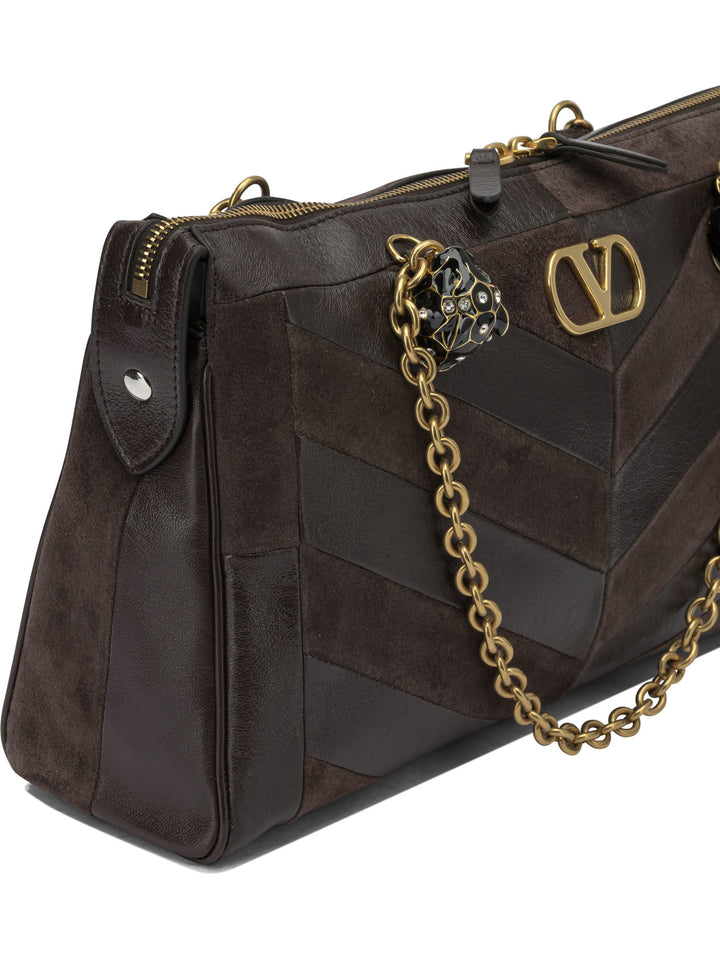 Valentino Garavani Panthea Borse a Spalla e Tracolla - Marrone | 455e67eccff531a35f066d0d118cc89256b55410