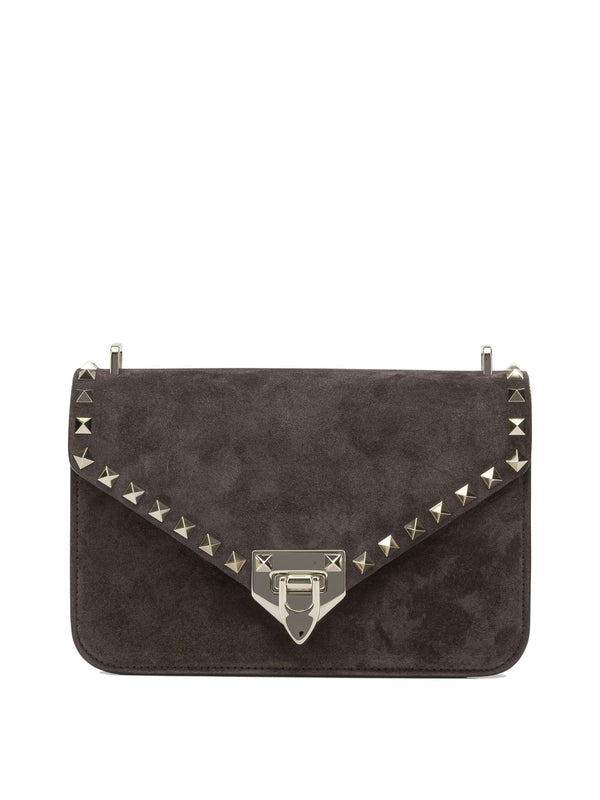Rockstud Borse A Tracolla Marrone