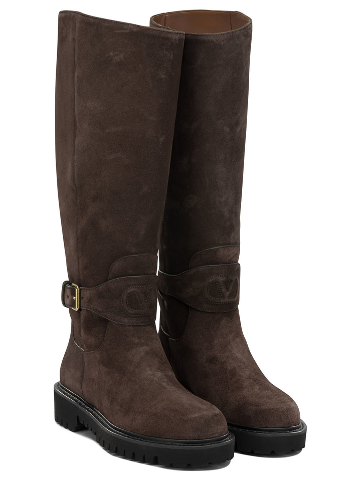 Valentino Garavani Vlogo Bottes et Bottines Noir